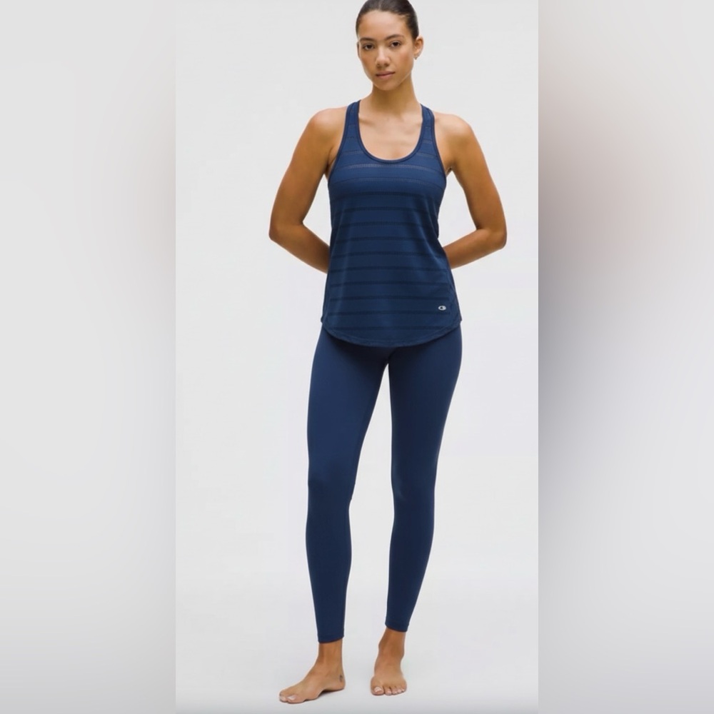 Champion blue hole razor back workout tank top